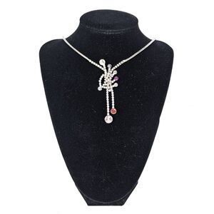 Necklace and Earring Set with Faux Gem Stones